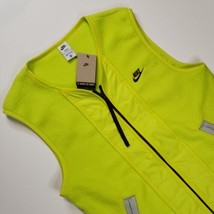 Nike Size M-Tall Sportswear High-Pile Fleece Sherpa Vest Venom Green DD5025-345 - £63.93 GBP