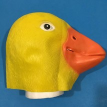 Yellow Duck Mask Halloween Latex Animal Full Head Cosplay - £11.15 GBP