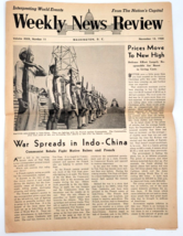 Weekly News Review November 13 1950 Washington D C Newspaper War in Indo... - $8.99