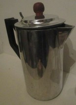 Vintage Aluminum Miracle Maid Camping Cookware Stove Top Coffee Maker Pot - £10.46 GBP