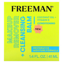 NewSEALED FREEMAN MAKEUP REMOVER Cleansing Balm w Coconut Oil &amp; Vitamin ... - $13.85
