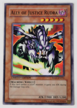 1996 ALLY OF JUSTICE RUDRA YUGIOH LIMITED EDITION FOIL HOLO CARD HA01-EN... - $6.99