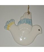 Vintage 1982 Hallmark Cards Dove Bird Porcelain Ceramic Christmas Ornament - $238.67 MXN