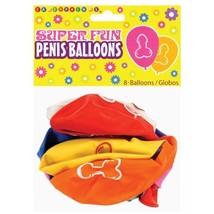 Super Fun Penis Balloons - Pack of 8 - £6.66 GBP