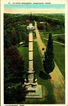 Chattanooga Tennessee Missionary Ridge Bragg Illinois Monument Postcard UNP Q12 - $3.91