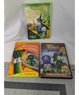 Veggie Tales DVD Lot Wizard of Ha&#39;s Pirates Sing Along Where&#39;s God - $19.95