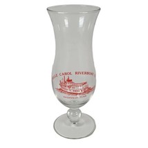 BELLE CAROL RIVERBOAT COMPANY NASHVILLE TENNESSE SOUVENIR HURRICANE GLAS... - $9.81