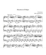 Musette in D Major - BWV Appendix 126 - $41.70 MXN