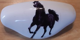 Ceramic Cabinet Drawer Pull Horse Black Arabian #2 - £6.48 GBP