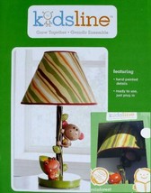 Kidsline Jungle Rainforest Monkey And Frog Green Brown Table Lamp New - £60.56 GBP