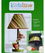 KIDSLINE JUNGLE RAINFOREST MONKEY AND FROG GREEN BROWN TABLE LAMP NEW - £60.43 GBP