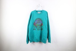 Vintage 90s Mens XL Spell Out Red Hot Chile Peppers Crewneck Sweatshirt USA - £55.34 GBP