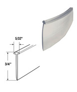 Gordon Glass® Clear 3/4&quot; Half-Round Type Shower Door Bottom Seal and Sweep  - $189.27