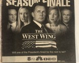The West Wing Tv Guide Print Ad Martin Sheen Allison Janney TPA9 - £4.66 GBP