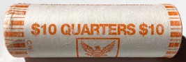 2002 D Mississippi State Quarters Uncirculated Coins Roll Heads Tails 25... - $20.77