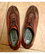 PAUL GREEN Derby Men&#39;s Brown Leather And Suede Bungy Pull Size 7.5/10 US - $843.26 MXN
