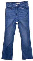 Levis Strauss Signature Jeans Womens Size 4 Mid Rise Boot Cut Blue Denim Pants - £10.84 GBP