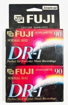 Fuji DR-I 90-min Normal Bias Blank Audio Cassette Tapes / 2-pack / Sealed - $184.34 MXN