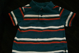 The Children&#39;s Place Toddler Boys 12 months Stripe Dressy Shirt Top Polo - $132.08 MXN