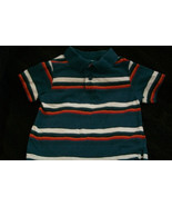 The Children&#39;s Place Toddler Boys 12 months Stripe Dressy Shirt Top Polo - $9.58 CAD