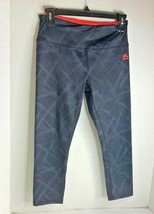 RBX Womens Sz S Black Gray Legging Athletic pants Cropped Capri - £10.07 GBP