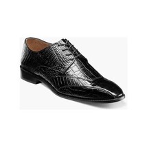 Stacy Adams Tristano Modified Bike Toe Oxford Shoes Black 25694-001 image 4
