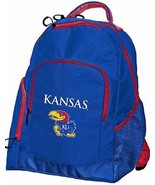 Kansas Jayhawks Backpack measures 17 x 13 x 7 inches - $18.76