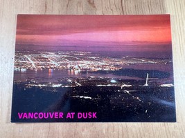 Vintage Postcard, Night View of Vancouver, British Columbia from Top of Grouse - £3.74 GBP