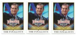 Ted Cruz The FINALISTS-3 Card Lot 2016 Decision Cards #90 - £7.52 GBP