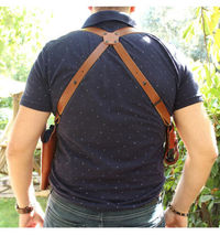 Fits Springfield XDS 4”BBL Handmade Vertical Shoulder Holster Double Mag #1158 R image 5