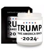 Trump Candle- Lavender- Trump Take America Back Maga President USA - €11,15 EUR