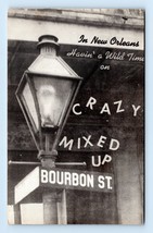 Bourbon Street Records Advertising New Orleans Louisiana LA 1960 Postcard Q2 - £3.12 GBP