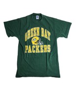 Russell Athletic Green Bay Packers Shirt Green Vintage Size Small Made i... - £12.37 GBP