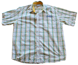 Vintage Southpole Mens Button Down Shirt Size L - Embroidered Logo - $16.83