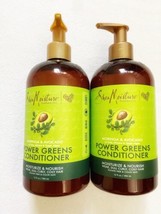 2 Shea Moisture Maringa &amp; Avocado Power Greens Hair Conditioner 13 fl oz ea - £15.24 GBP