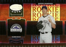 2004 Leaf Certified Cuts Marble Red Justin Hampson 278 Rockies 057/100 - £1.19 GBP