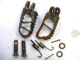 Driver Foot Pegs 1999 Suzuki RM125 RM 125 #2 - £19.46 GBP