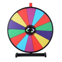 24&quot; Prize Wheel Fortune Spin Game Tabletop Kids Party Carnival Mall Trad... - $92.99
