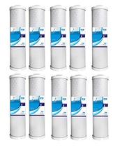 10 Pack Activated Carbon Block Water Filter Replacement  5 Micron, 10 inch Filt - £50.64 GBP