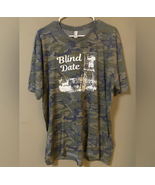 Live & Tell Apparel Camo Blind Date Tee NWT XXL Green, Navy, Gray - $28.00