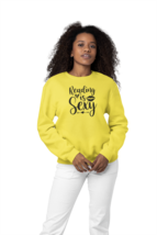 Reading Is Sexy Womens Crewneck Sweater - £19.90 GBP