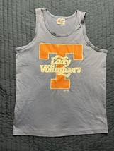 Vintage Eagle USA Tennessee Lady Vols Volunteers Tank Top Shirt Medium Blue - $298.23 MXN