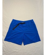 Columbia Belted Swim Trunks Blue Mens XL Pockets Lining  - £18.50 GBP