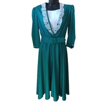 Whirlaway Frocks Women&#39;s Size 8P Vintage Midi Dress - £22.37 GBP