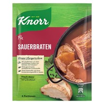 Knorr SAUERBRATEN sauce packet -pack of 1/4 servings- Made in Germany- FREE SHIP - £4.70 GBP