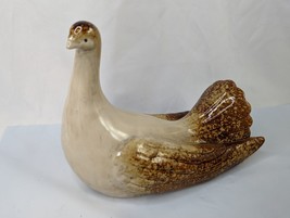 Pigeon Dove Bird Ceramic Figure 7 Inch Tall - $23.35