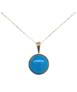 14k 3.50 Carat Ithaca Peak Very Blue Genuine Turquoise Pendant w/ Chain ... - $718.45 CAD 14k 3.50 Carat Ithaca Peak Very Blue Genuine Turquoise Pendant w/ Chain ... - $718.45 CAD