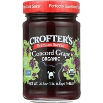 Concord Grape Spread -Crofter&#39;s-Premium , Pack of 3 ( 16.5 oz jars ), OR... - £15.98 GBP