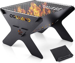 Campfire Grill Odoland Camping, Foldable, Portable Charcoal, And Backyard. - £33.20 GBP