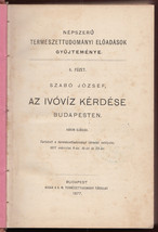 19c Science Book Americana Travel Népszerü Természettudományi Előadások Hungary - £641.54 GBP